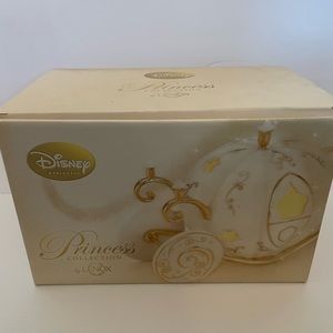 Lenox Cinderella's Lighted Coach Disney Princess Sculpted Pumpkin Gold Trim New